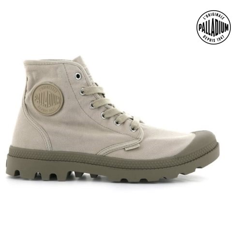 Bottes Palladium Pampa Hi Homme Grise Clair | FR LGH409P